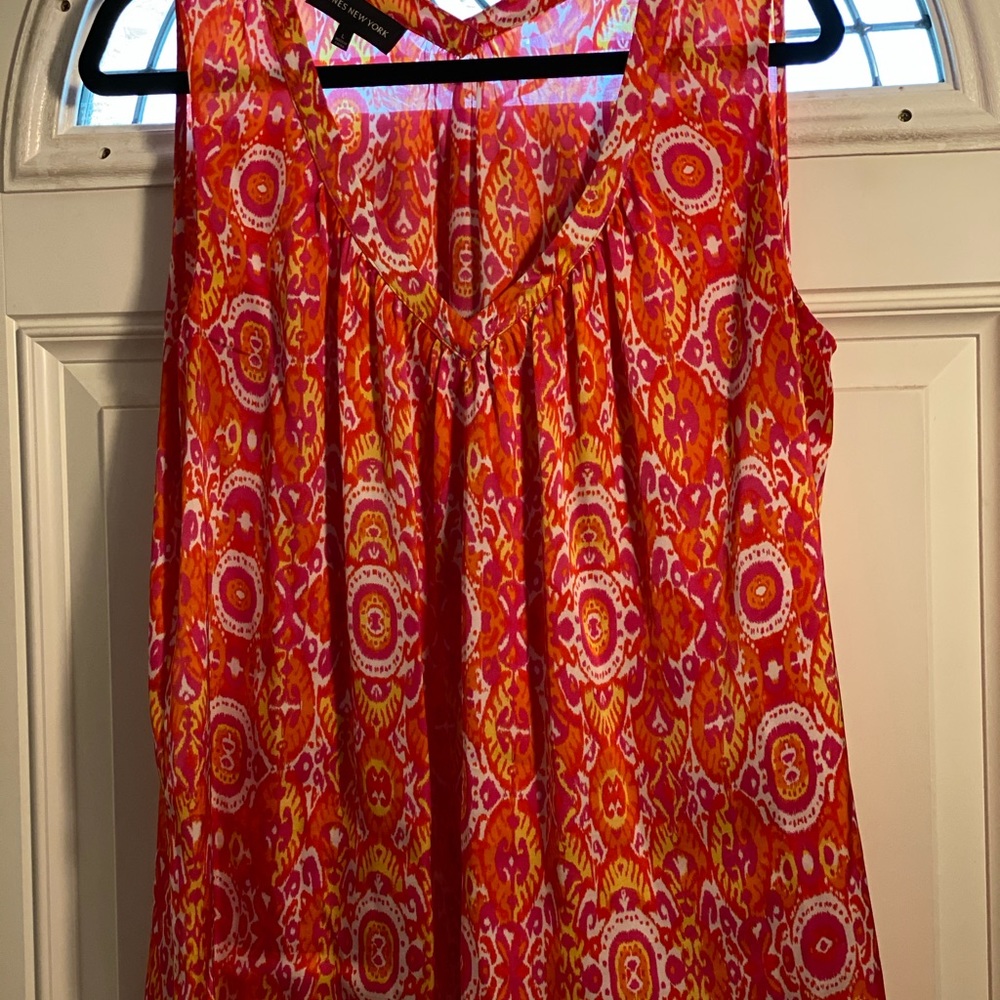 Jones New York Sleeveless Top Size Large